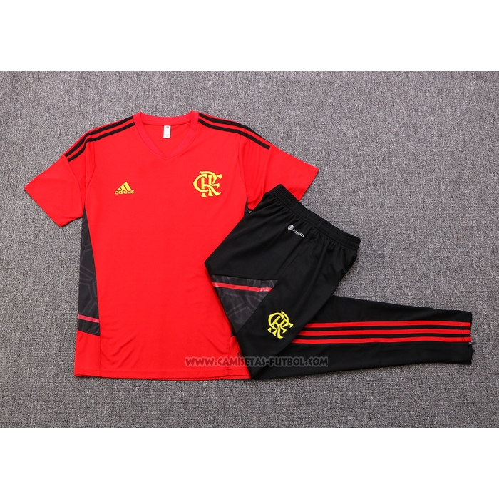 Chandal del Flamengo Manga Corta 2022-2023 Rojo